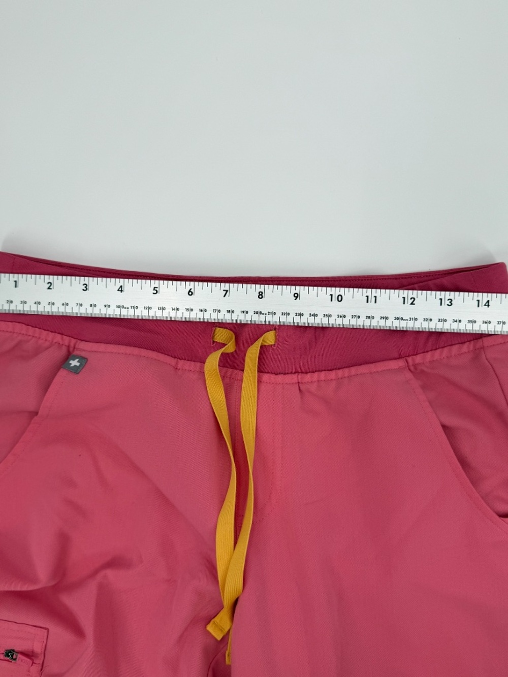 FIGS Scrub Set Limited Pink Yellow 1-Pocket Top Zamora Jogger Set Nurse Women S - Picture 8 of 9